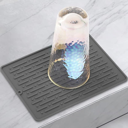 GeeRic Dish Drying Mats, Heat-resistant Silicone Mat