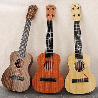 Raimy Kids Ukulele Guitar - 21inch 4 Strings Guitar Children Musical Instruments Educational Toys with Picks for Toddler Kids Boys Girls Beginner (White)