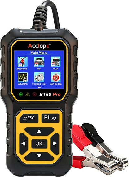 Acclope BT60 Pro Car Battery Tester, Digital Analyzer