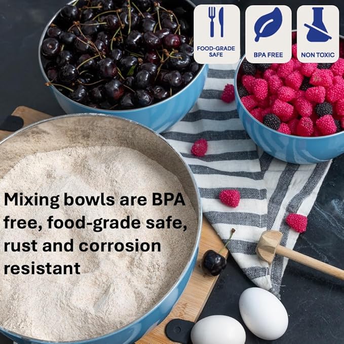 WHYSKO® Stainless Steel Mixing Bowls