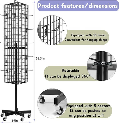Grid Wall Panels Display Stand