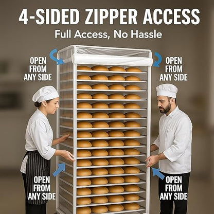 Bun Rack Cover – Transparent PVC
