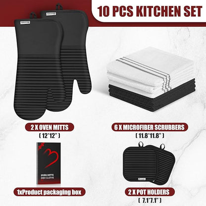 Oven Mitts and Pot Holder Sets
