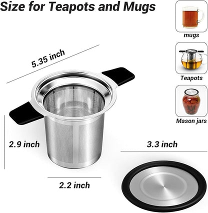 Tifanso Stainless Steel Tea Infuser Steeper Strainer