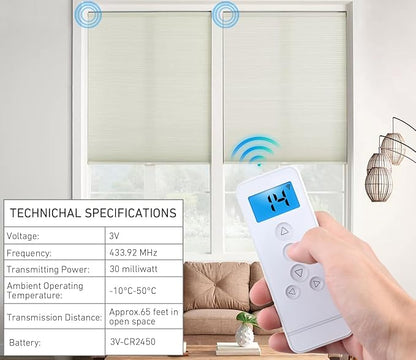 14 Channel Controller for Roller Shades Remote Control for Motorized Windows
