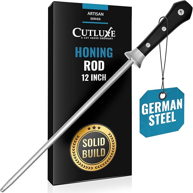 Cutluxe Honing Rod, Sharpening Steel