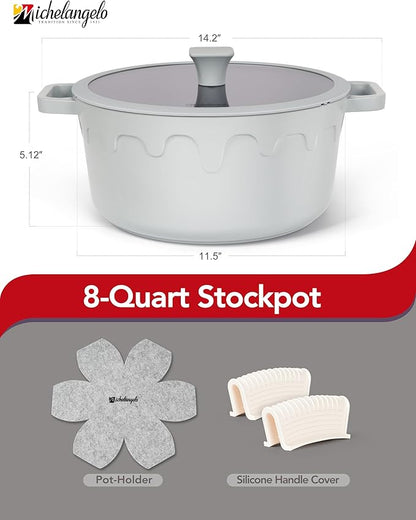 MICHELANGELO 8-Quart Soup Pot