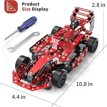 STEM Building Projects Toys - Model Car Kit DIY Building STEM Projects Toys for Kids Boys Girls Ages 8-12-16, Assembly Science Kit Model Car Birthday Gift Toy for Kids Boys 8 9 10 11 12 Years Old