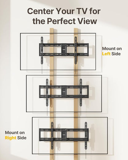 monTEK Heavy Duty Fixed TV Wall Mount