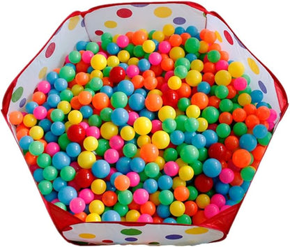 EocuSun Kids Ball Pit Large Pop Up Toddler Ball Pits Tent for Toddlers Girls Boys for Indoor Outdoor Baby Playpen w/Zipper Storage Bag, Balls Not Included (ARed)