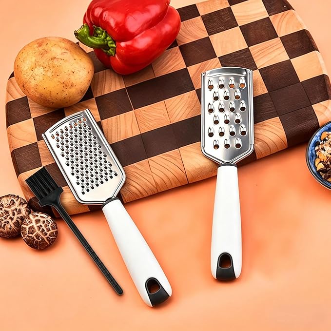 Zester Grater Set of 2, Kitchen Grater Zester Tool
