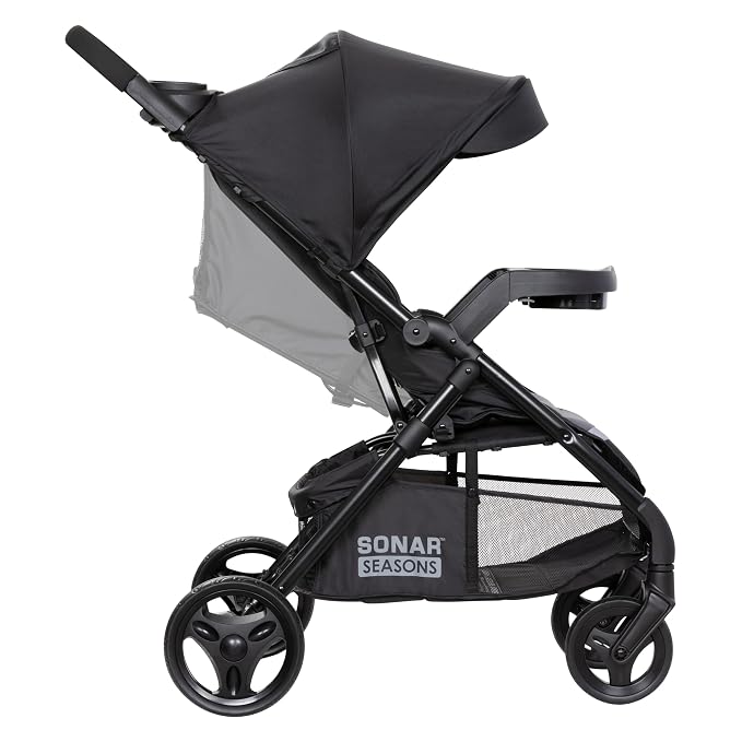 Baby Trend Passport Seasons Travel System with EZ-Lift™ Infant Car Seat, Journey Black
