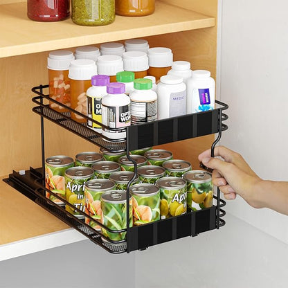 SpaceAid Pull Out Spice Rack Organizer