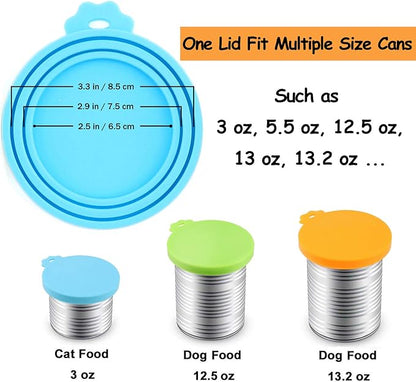 Comtim Pet Food Can Cover Silicone Can Lids