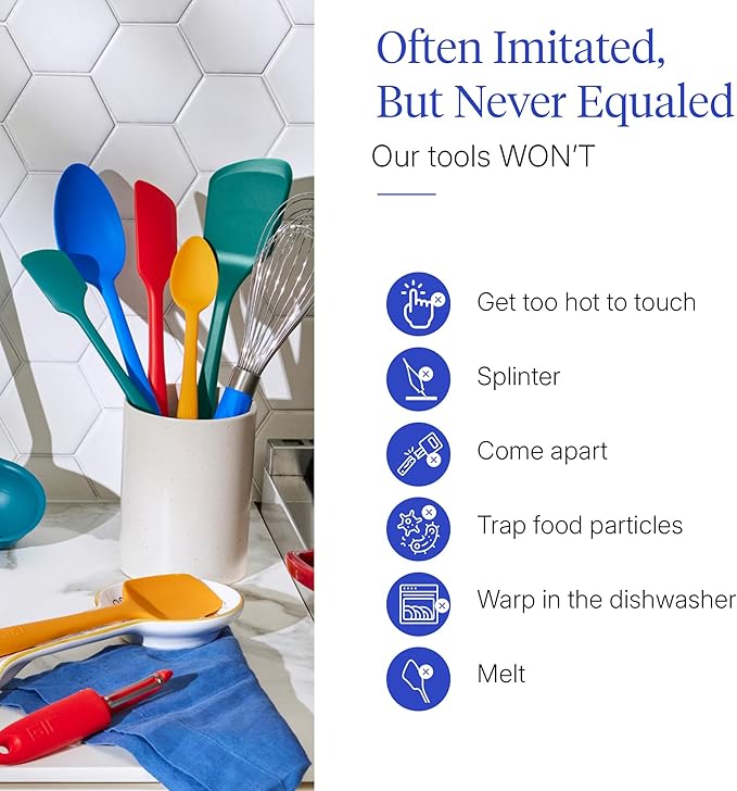 GIR: Get It Right 10-Piece Silicone Ultimate Kitchen Utensil Set – Spatulas