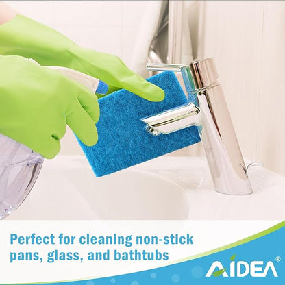 AIDEA Non-Scratch Scouring Pads, Dish Scrubber Pads