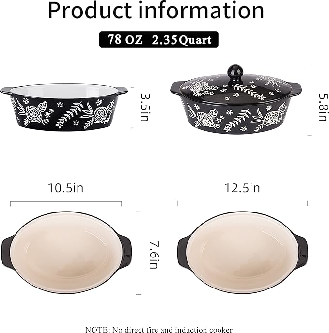 Casserole Dish With Lid Casserole Dish Baking Dishes