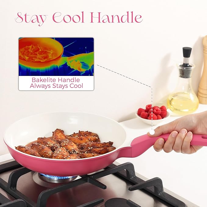 PRICUSIS Nonstick Ceramic Frying Pan