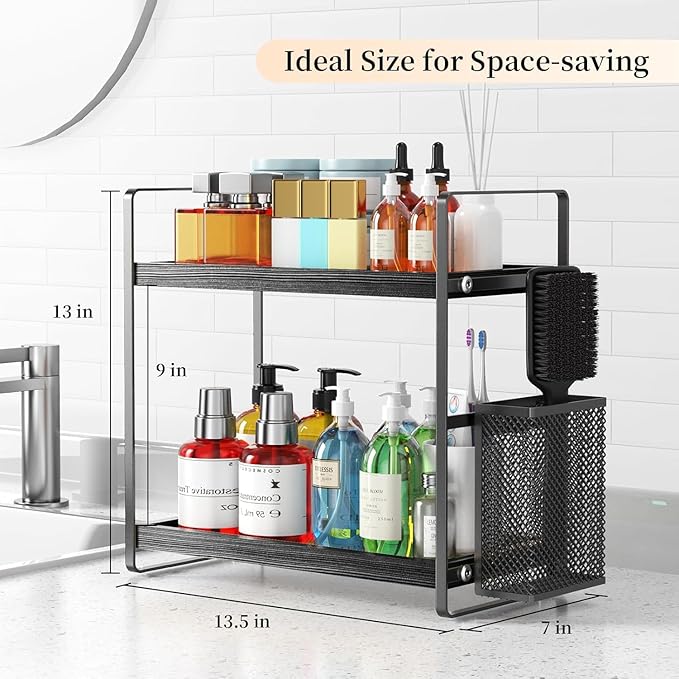 LEMIKKLE Bathroom Organizer Countertop, Counter Organizer
