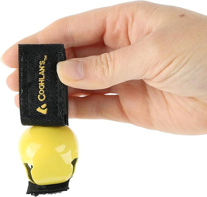 Coghlan's Magnetic Bear Bell with Silencer, Yellow ??Outdoor Safety for Hiking, Camping, and Wildlife Protection ??Noise Alert Deterrent for Bears and Other Wildlife