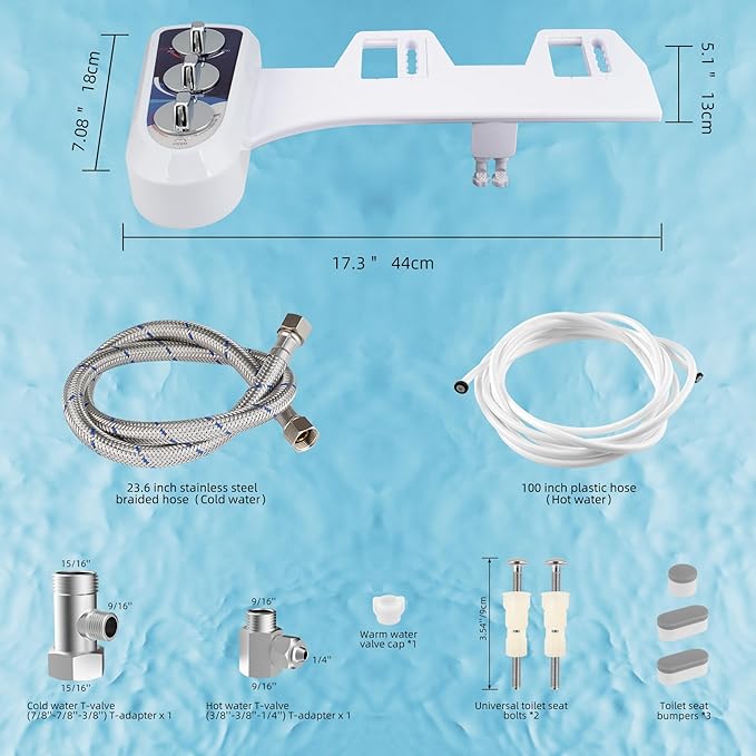 Hibbent Bidet Attachment for Toilet