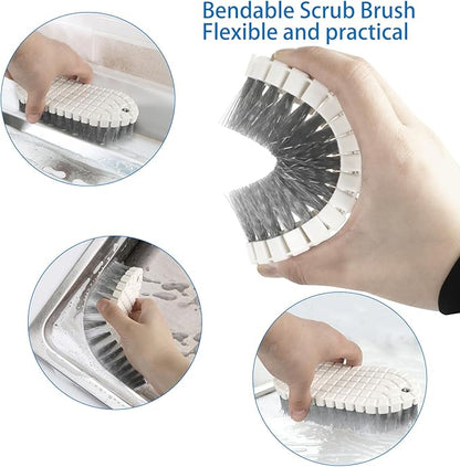 6 Pack Multipurpose Household Cleaning Set, Deep Cleaning Brush Set