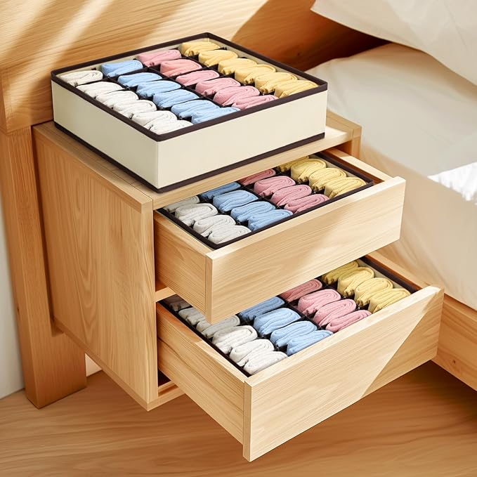 Joyoldelf Sock Organizer Drawer Organizer