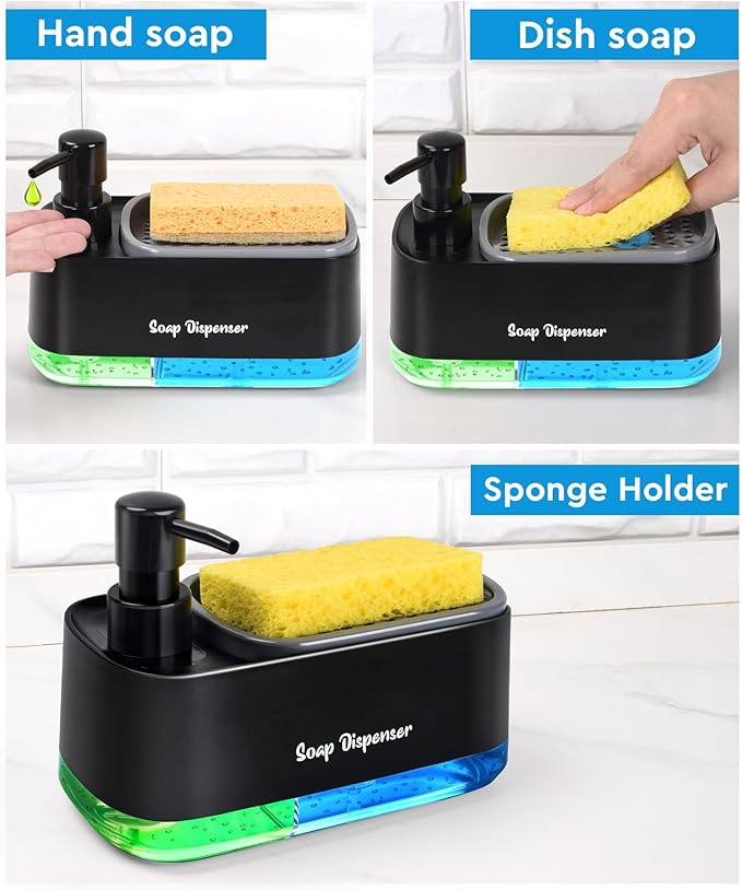 5-in-1 Kitchen Soap Dispenser Set