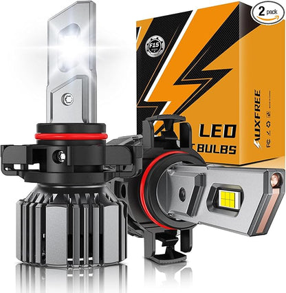 Auxbeam 5202 5201 Fog Light, F15 Series 20000LM 5202 PS19W PS24W White Strong Penetrating Light -2 Pack
