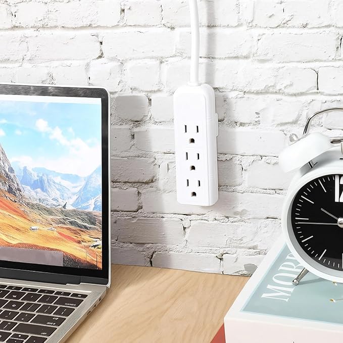 Copkim 20 Pack 3 Outlet Power Strip Extension Cord