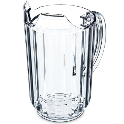 Carlisle FoodService Products 553807 Plastic Pitcher, 48 Ounces