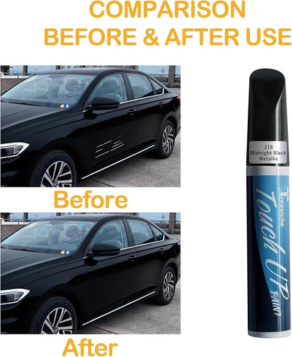 Midnight Black Metallic 218 Touch Up Paint for Toyota Exact Match,Car PaintPen Scratch Repair 2 in 1 Touch Up Paint,Car Scratch Remover for Deep Scratches Color-Matched
