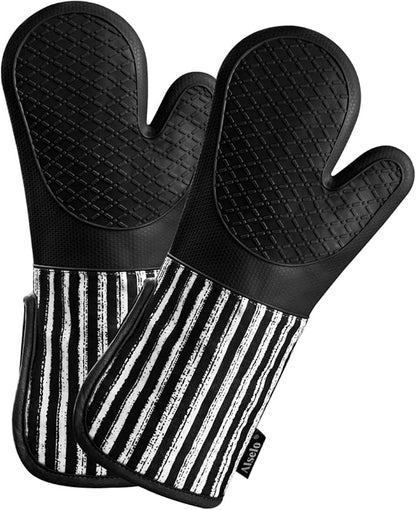 Alselo Silicone Oven Mitts Heat Resistant 932℉