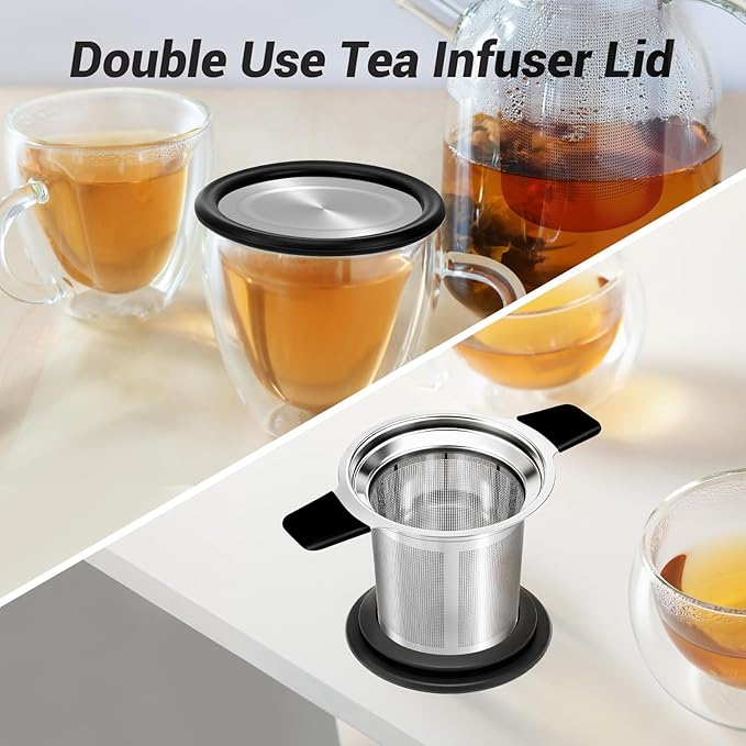 Tifanso Stainless Steel Tea Infuser Steeper Strainer