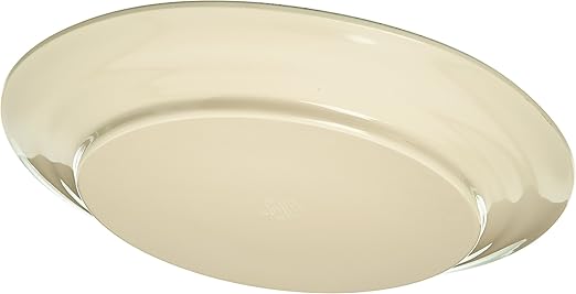 CFS 6400418 Grove Melamine Charger, 12.5", Smoke