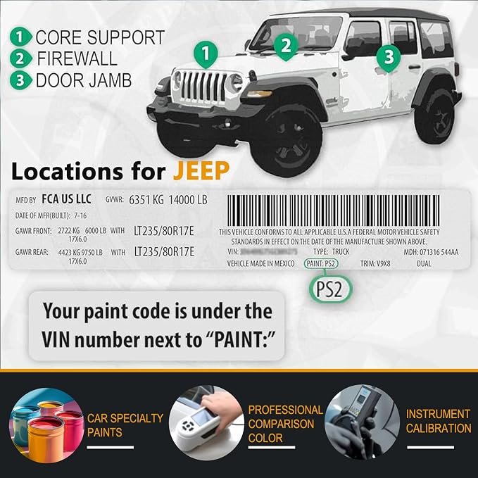 Touch Up Paint for Jeep Velvet Red Pearl(PRV/NRV), Color Exact Match Auto Paint Repair Pen Fix Chips and Nicks Scuff