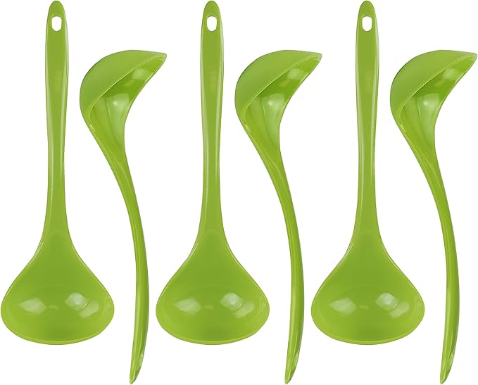 Reston Lloyd Melamine Soup Ladle Kitchen Utensil, Durable BPA-Free Plastic