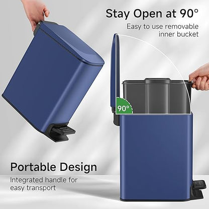 TIPGO Slim Bathroom Trash Can