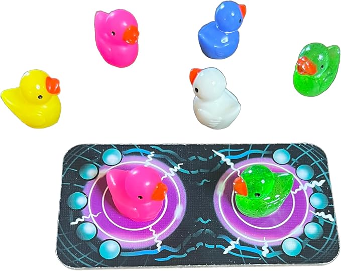 Abducktion - IntergalacDuck Research Expansion Pack, 25-30 Minutes, Additional Cards, 2 More Boards for up to 6 Players, and Glitter Ducks!