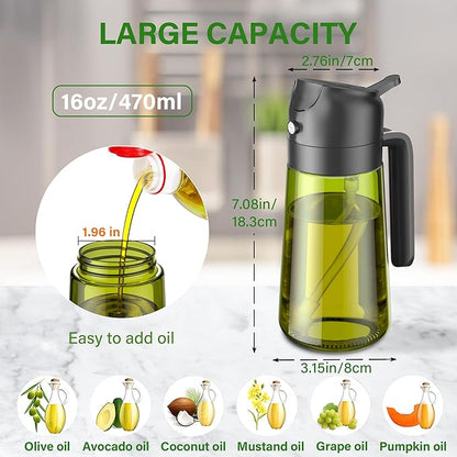 Vakoo 2 in 1 Oil Sprayer and Oil Dispenser