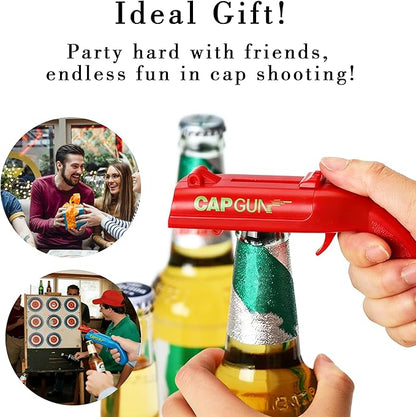 Bottle Opener with Cap Launcher – Funny Shooting Gun