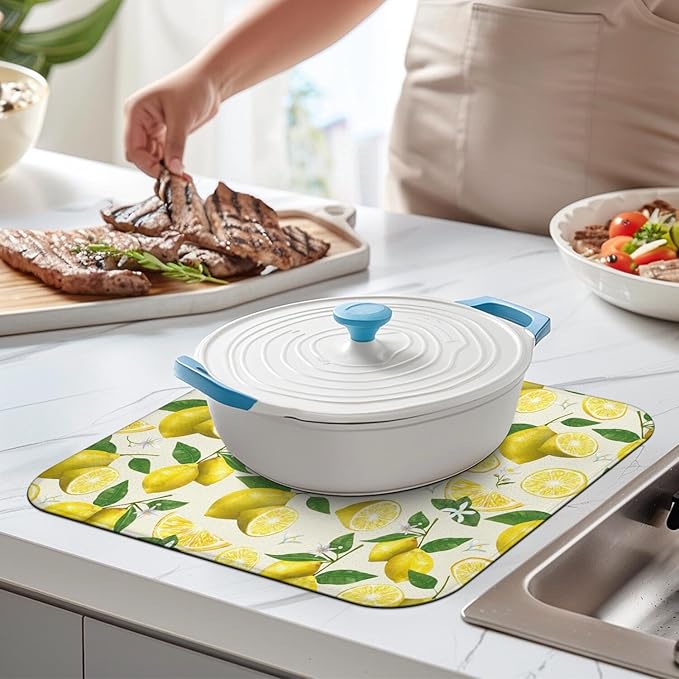 Dish Drying Mat Drainer Pads