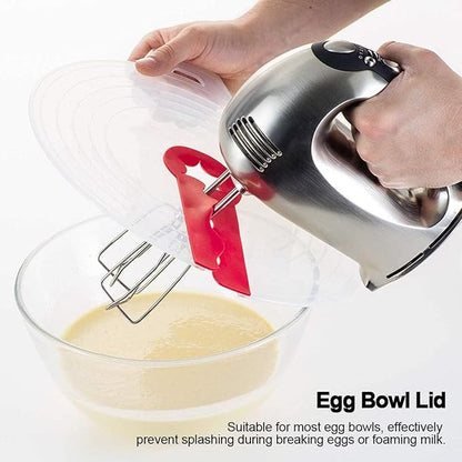 Silicone Mixing Bowl Splatter Guard, Modern Style, Dishwasher & Microwave Safe