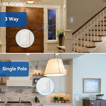 ELEGRP Dimmer Switch, Digital Dimmer Light Switch