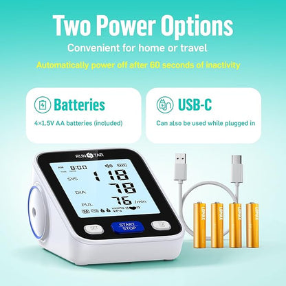 RunStar Upper Arm Blood Pressure Monitor