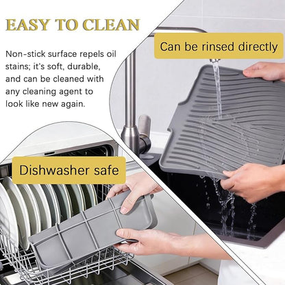 Silicone Drying Mat, Heat-Resistant, Eco-friendly, Hygienic Drying Pad