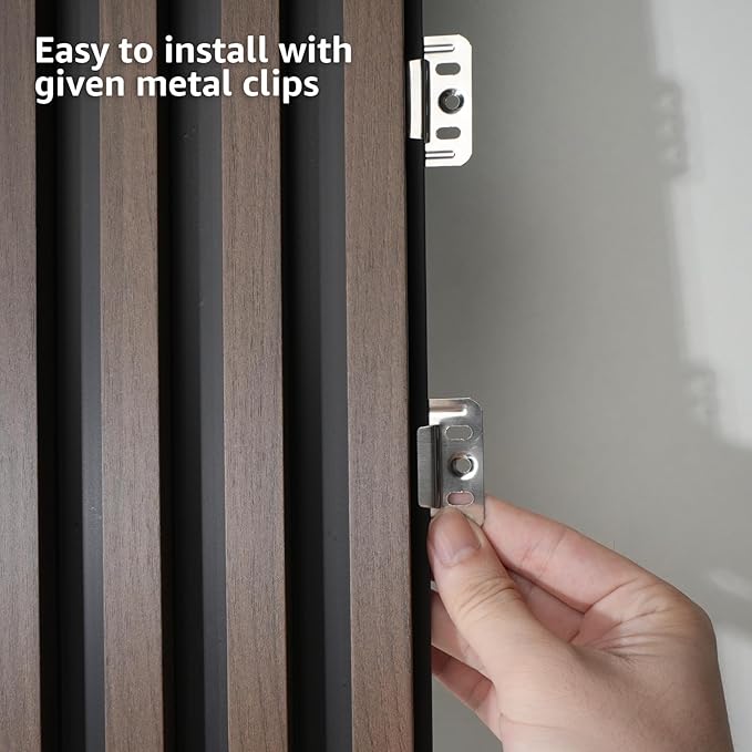 Art3d 8-Pack WPC Wood Slat Wall Panel