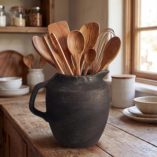 Potchen Rustic Kitchen Utensil Holder