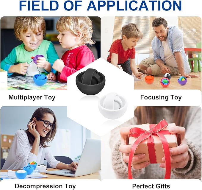 Fidget Toys Adults Teens, Gifts for 8-12 Boys Girls Kids, ADHD Autism Stress Relief Finger Toys Classroom