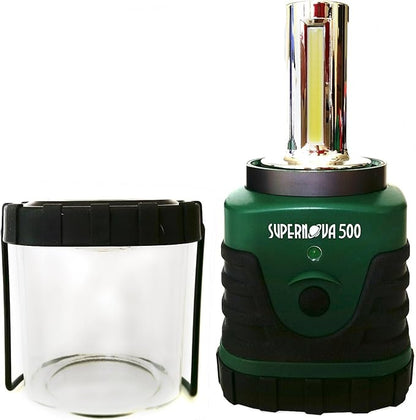 Supernova Battery Powered Lantern, Bright, Long Lasting, Weather-Resistant LED Camping Lantern, Great for Storms, Hurricane Supplies, Survival Kit, Power Outages, Outdoors, & Camping Essentials (500)